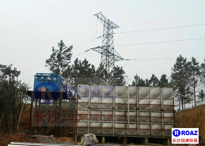 一體化凈水設(shè)備在水泥廠投入使用！